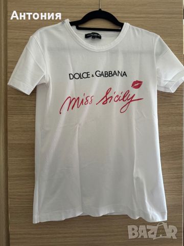 Dolce & Gabbana тениска 38 , снимка 1 - Тениски - 45711476