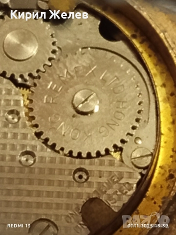Стар механичен часовник GUCCI HONG KONG рядък с ластична верижка 51514, снимка 12 - Антикварни и старинни предмети - 52333331