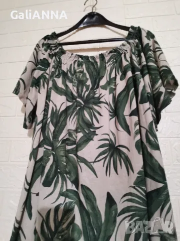 СТРАХОТНА ТУНИКА/РОКЛЯ НМ ЕФЕКТЕН ДЕСЕН 3XL-4XL, снимка 2 - Туники - 50338887