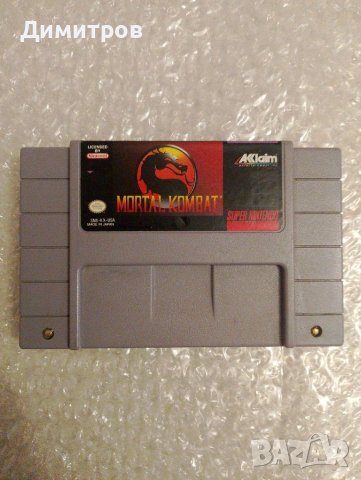 Mortal Kombat-Super Nintendo , снимка 1 - Игри за Nintendo - 45307155