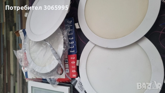 лед плафони, снимка 4 - Лампи за таван - 53669414