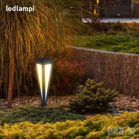 LED Соларно Градинско тяло 2W Топло Бяла Светлина, снимка 8 - Соларни лампи - 45250597