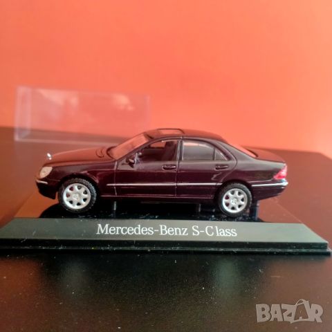 Колекционерска количка Mercedes-Benz S Сlass Maisto 1/43, снимка 6 - Колекции - 46128914