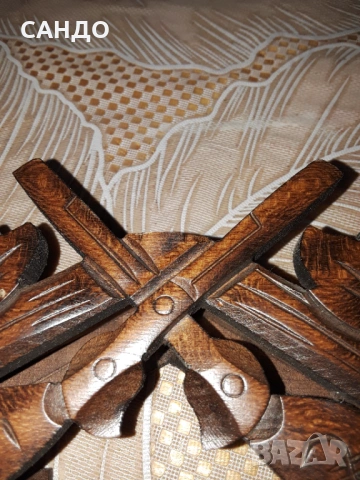 Античен немски часовник Кукувица - Шварцвалд , снимка 14 - Стенни часовници - 53090682