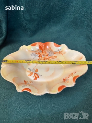 Антикварна фруктиера на К.Steinmann, Silesia от периода 1930-1935 , снимка 5 - Други ценни предмети - 52979614