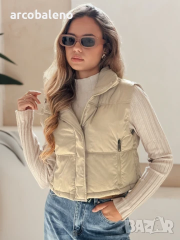 Дамски ватиран елек, 5цвята , снимка 16 - Якета - 51345870