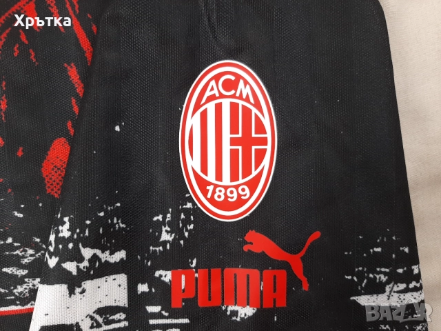 Puma x AC Milan - Оригинална мъжка футболна тениска размер M, снимка 9 - Тениски - 52146042