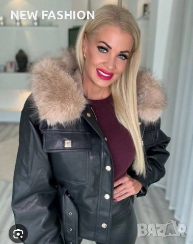 Дамско Кожено Яке ✨, снимка 4 - Якета - 52323906