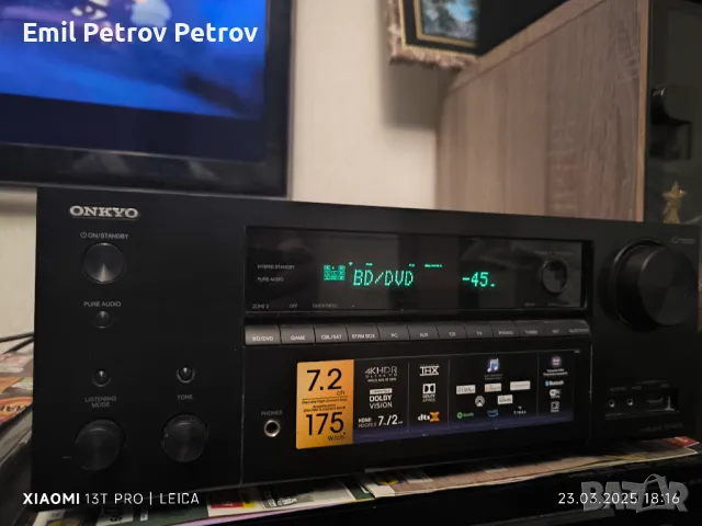 Промо 🌟 🌟 🌟 Onkyo tx-nr696 ресивър Dolby Vision Dolby Atmos Wi-Fi® Bluetooth® Apple® AirPlay® 2 , снимка 3 - Ресийвъри, усилватели, смесителни пултове - 49609943