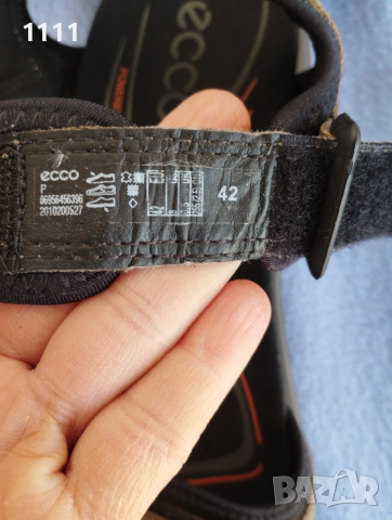 Мъжки сандали ecco номер 42., снимка 10 - Мъжки сандали - 45693614