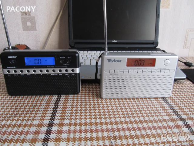 радио MEDION и TEVION - цифрово - отлично, снимка 2 - Радиокасетофони, транзистори - 50754030