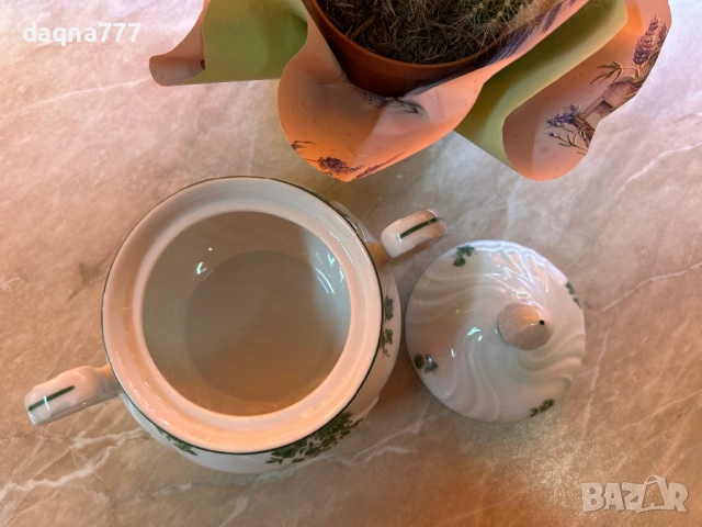 Vtg порцеланова захарница Thun, снимка 10 - Антикварни и старинни предмети - 53643902