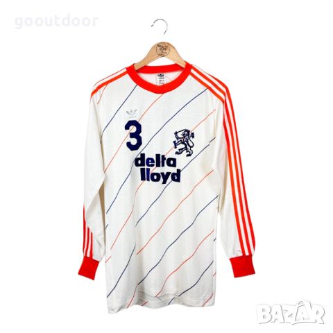 Футболна фланелка  80s Adidas Retro Football Shirt, снимка 1 - Футбол - 46142958