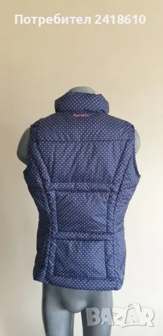 Napapijri Down Womens Vest Size L / XL ОРИГИНАЛ! Дамски Пухен Елек!, снимка 5 - Якета - 49665643