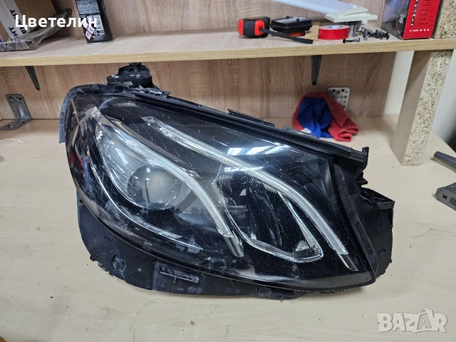 Десен фар Mercedes E W213 LED High Performance desen far мерцедес 213, снимка 2 - Части - 50944266