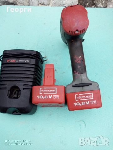 Винтоверт Kress 10,8V Li-ion, снимка 2 - Винтоверти - 53178018