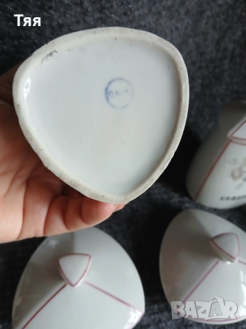 Порцеланови бурканчета за допълване , снимка 3 - Сервизи - 52671872