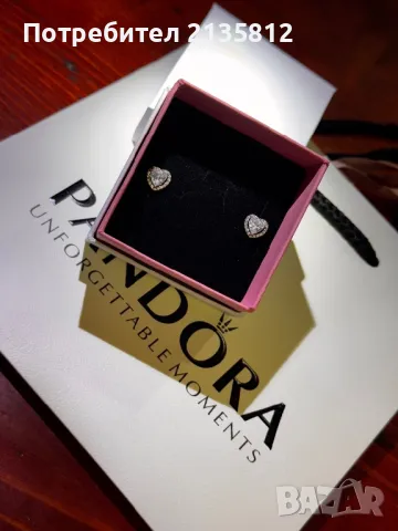 Обеци Пандора Pandora , снимка 3 - Обеци - 49882633