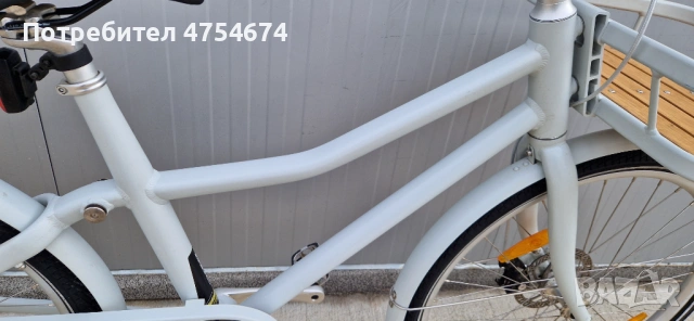 Алуминиев дамски велосипед Dinabike колело с кошница 26", снимка 4 - Велосипеди - 53791682