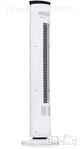  Куловен  вентилатор Black+Decker BXEFT47E, 45W, 3 нива на мощност, пластмаса, 81 см, бял, снимка 7 - Друга електроника - 45618475