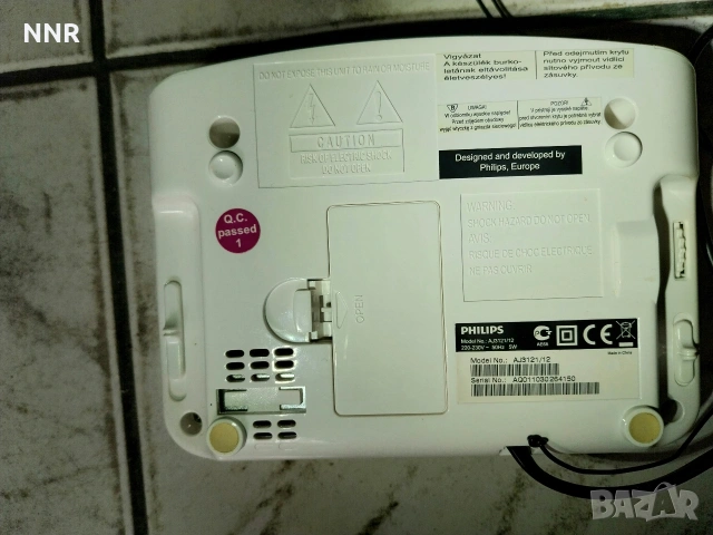 Philips радио-часовник Филипс AJ3121/12, снимка 4 - Радиокасетофони, транзистори - 54089986