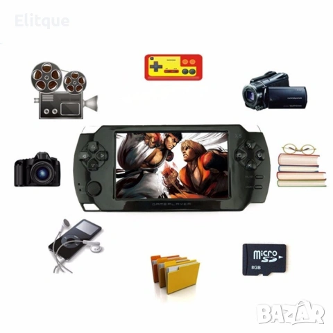 Конзола за игри PSP21 – 8 GB памет, 4,3” дисплей 🕹️, снимка 12 - Друга електроника - 53228454
