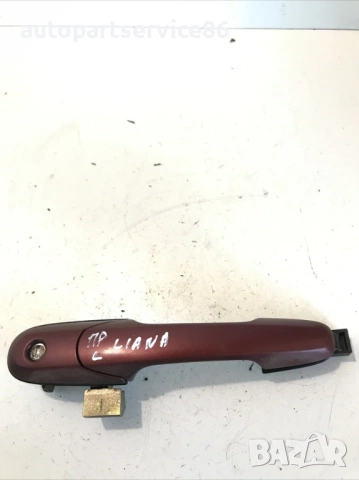 Външна дръжка предна лява врата червена за Suzuki Liana 1.4 Ddis (2004)