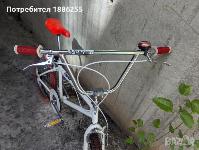 BMX бяло и червено - 20", снимка 4 - Велосипеди - 45873283