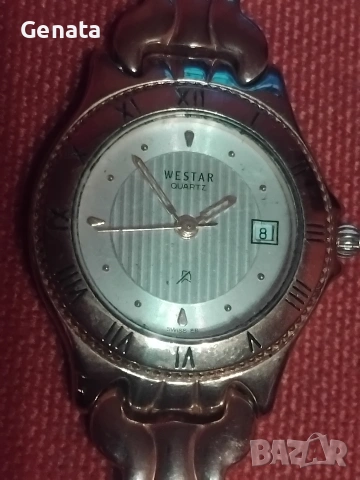 Швейцарски позлатен часовник, снимка 2 - Дамски - 53113054