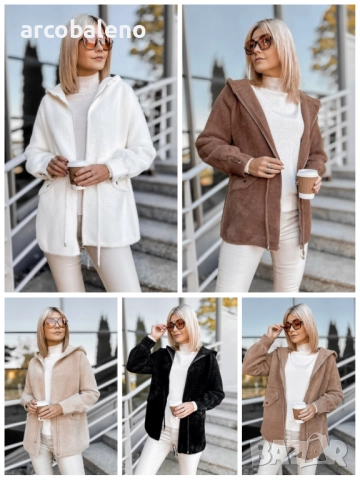 Дамско палто от алпака ORRIS, 5цвята 