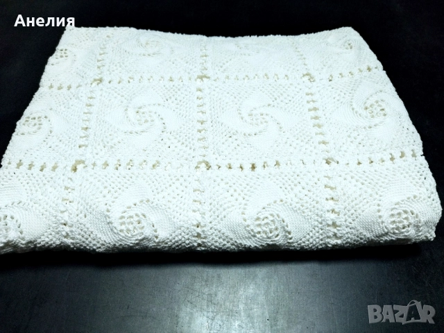 Покривка ръчна изработка бяла, снимка 5 - Декорация за дома - 52413460