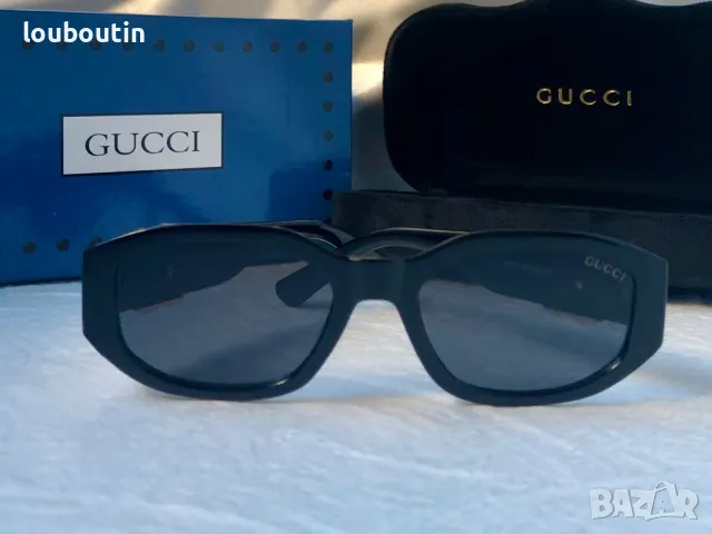 GUCCI с лого 1:1 дамски слънчеви очила елипса 2 цвята овални кръглин, снимка 9 - Слънчеви и диоптрични очила - 47695562