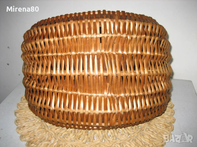 Ретро кошница от 60-те, снимка 4 - Антикварни и старинни предмети - 54042437