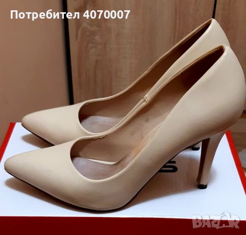 Обувки, снимка 3 - Дамски обувки на ток - 45447023