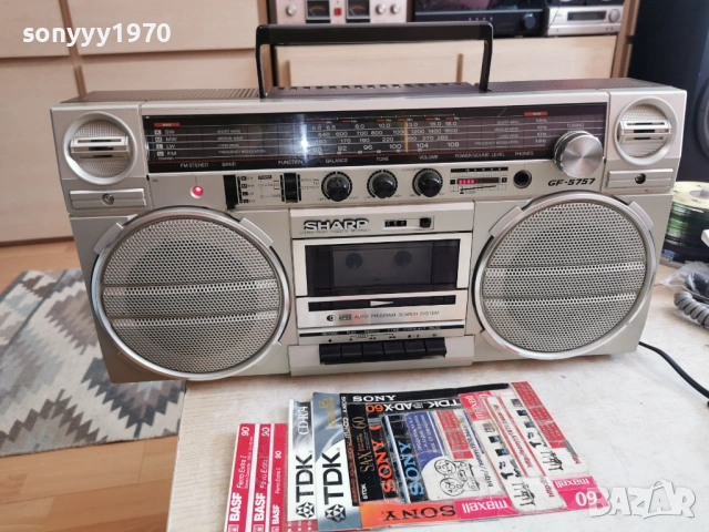 sharp gf-5757hg 1004261746LCHERY1, снимка 4 - Радиокасетофони, транзистори - 54158740