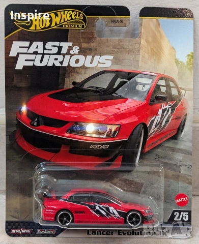Hot Wheels Premium - Mitsubishi Lancer Evolution IX (Fast and Furious)