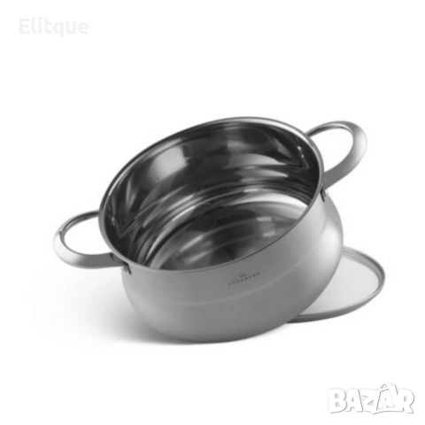 Комплект EDENBERG EB-2420M от 12части - неръждаема стомана с многослойно дъно за бързо, снимка 4 - Други - 53389305