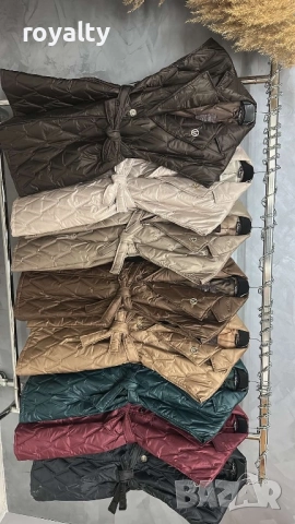 Дълги Дамски Елеци С Колани, снимка 5 - Елеци - 52183086