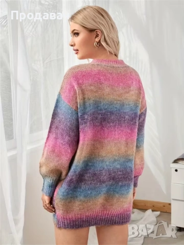 Дамски зимен пуловер, снимка 2 - Блузи с дълъг ръкав и пуловери - 53540712