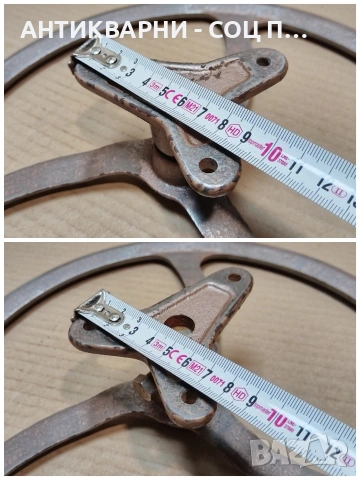 Старо Метално Колело От Шевна Машина / НОМЕР 456., снимка 8 - Антикварни и старинни предмети - 54093125