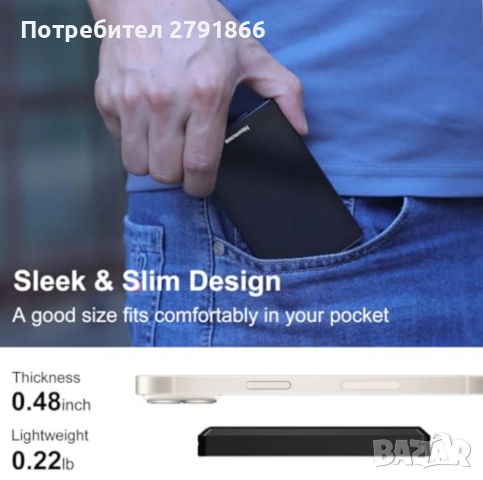 Newmowa Черен магнитен екран за наблюдение влог селфита за задна камера TikTok LiveStream за iPhone, снимка 7 - Аксесоари за Apple - 52012135