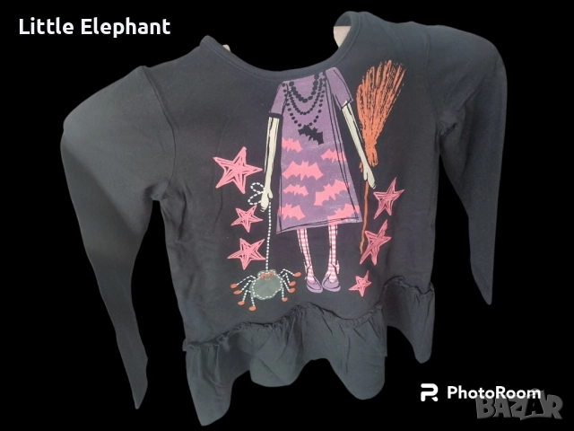 Черна рокличка за 3-4 год момиченце"Helloween",Англия/нова