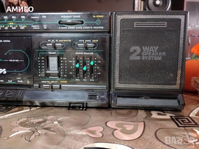Продавам радио касетофон PHILIPS D 8273, снимка 9 - Радиокасетофони, транзистори - 53702749