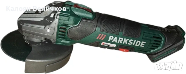 Акомулаторен ъглошлайф (флекс) PARKSIDE (БЕЗ БАТЕРИЯ И БЕЗ ЗАРЯДНО), снимка 3 - Ъглошлайфи - 54044600
