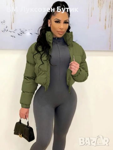 🍂❄️ Късо Дамско Яке за Есен/Зима ❄️🍂, снимка 6 - Якета - 51808998