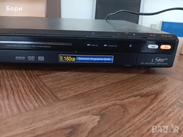 SONY RDR-HX725 HDD/DVD 160GB RECORDER, снимка 6 - Плейъри, домашно кино, прожектори - 47826072