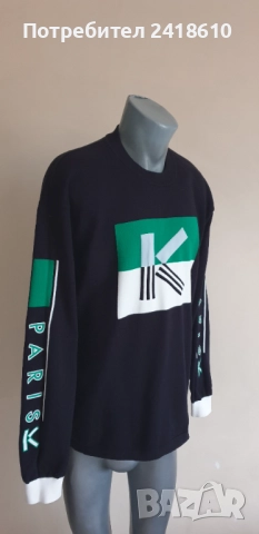Kenzo Paris Cotton Knit  Mens Size L НОВО! ОРИГИНАЛ! Мъжки памучен Пуловер!, снимка 9 - Пуловери - 52495859