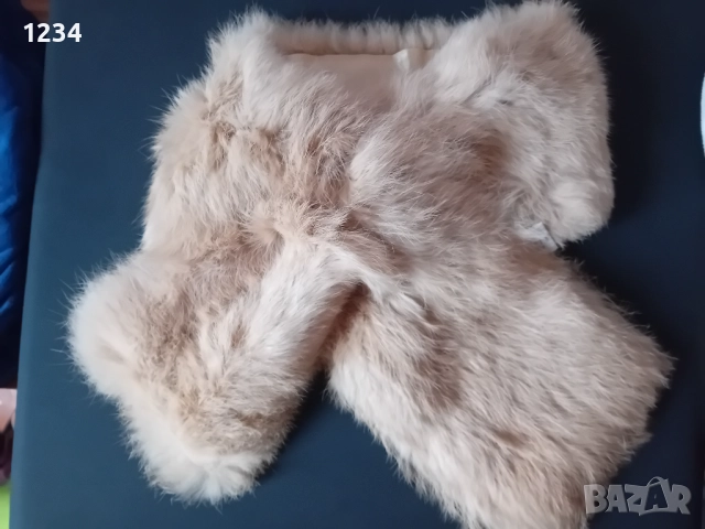 Шикозен марков  шал  от естествена кожа