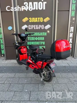 Електрически скутер / велосипед MAXMotors (червен), снимка 2 - Мотоциклети и мототехника - 53702898