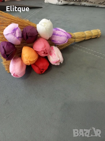 ръчно изработени рози , снимка 3 - Други - 53193985